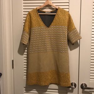 Yellow Zara dress